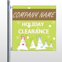 Holiday Clearance 13 Pole Banner