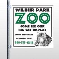 Zoo 127 Pole Banner