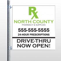 RX NorthCounty 105 Pole Banner