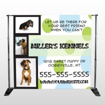 Dog Kennels 300 Pocket Banner Stand