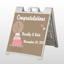 Heart Cake 03 A Frame Sign