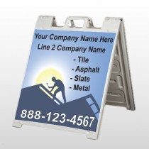 Roofing 258 A-Frame Sign