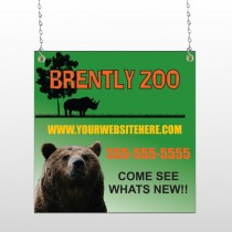 Bear Zoo 302 Window Sign
