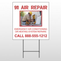 AC Repair 251 Wire Frame Sign