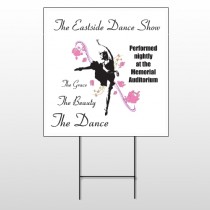 Ballet Dance 517 Wire Frame Sign
