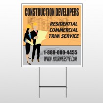 Contractors 645 Wire Frame Sign