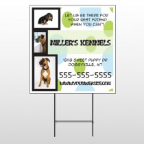 Dog Kennels 300 Wire Frame Sign