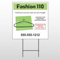 Fashion Hanger 526 Wire Frame Sign