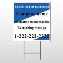 Going Out Sale 11 Wire Frame Sign