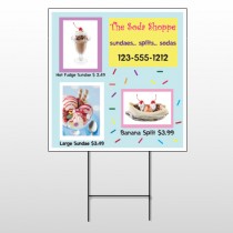 Ice Cream 374 Wire Frame Sign