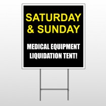 Medical Liquidation 331 Wire Frame Sign