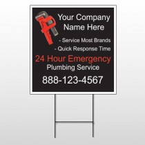 Monkey Wrench 257 Wire Frame Sign