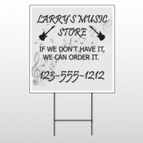 Music 371 Wire Frame Sign