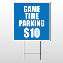 Parking 123 Wire Frame Sign