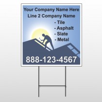 Roofing 258 Wire Frame Sign