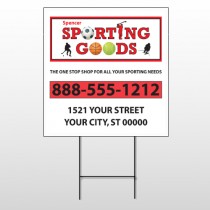 Sporting Goods 528 Wire Frame Sign