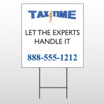 Tax Time 171 Wire Frame Sign