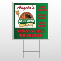 Pizza 129 Wire Frame Sign
