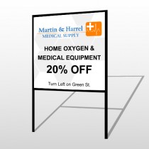 Home Oxygen 139 H-Frame Sign