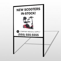 New Scooter 100 H-Frame Sign