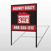 Red House Sale 254 H-Frame Sign