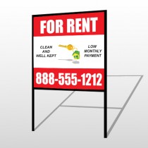 Rent Key Chain 361 H-Frame Sign