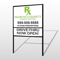 RX  North County 105 H-Frame Sign