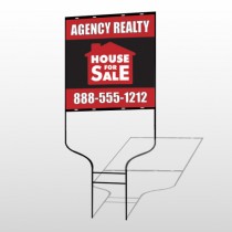 Red House Sale 254 Round Rod Sign