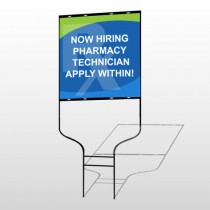 RX Hiring 286 Round Rod Sign