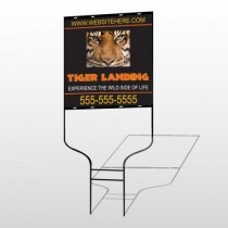 Tiger Landing 303 Round Rod Sign