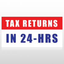 Tax Refunds in 24 Hours Banner