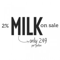 Milk On Sale