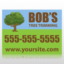 Tree Trimming Service Sign Panel