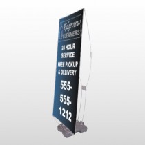 Dry Cleaners 24  Exterior Flex Banner Stand