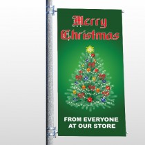 Merry Christmas 29 Pole Banner