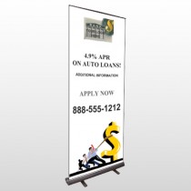 Auto Loan 173 Retractable Banner Stand