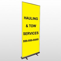 Hauling 127 Retractable Banner Stand