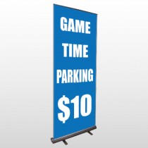 Parking 123 Retractable Banner Stand