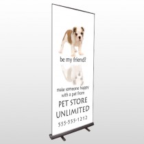 Pet Store 26 Retractable Banner Stand