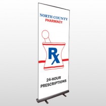 Pharmacy 101 Retractable Banner Stand