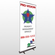 Property Management 363 Retractable Banner Stand