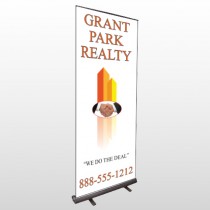 Real Handshake 365 Retractable Banner Stand