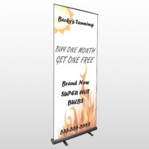 Tanning 298 Retractable Banner Stand