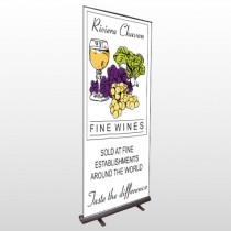 Wine 145 Retractable Banner Stand