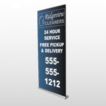 Dry Cleaners 24  Retractable Banner Stand
