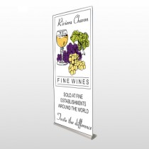 Wine 145 Retractable Banner Stand