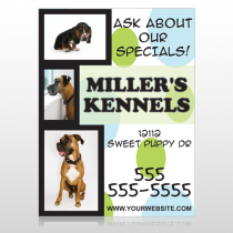 Dog Kennels 300 Custom Sign