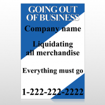 Going Out Sale 11 A Frame Sign