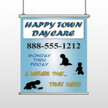 True Happy Care 182 Hanging Banner