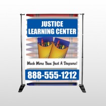 Crayons 184  Pocket Banner  Stand